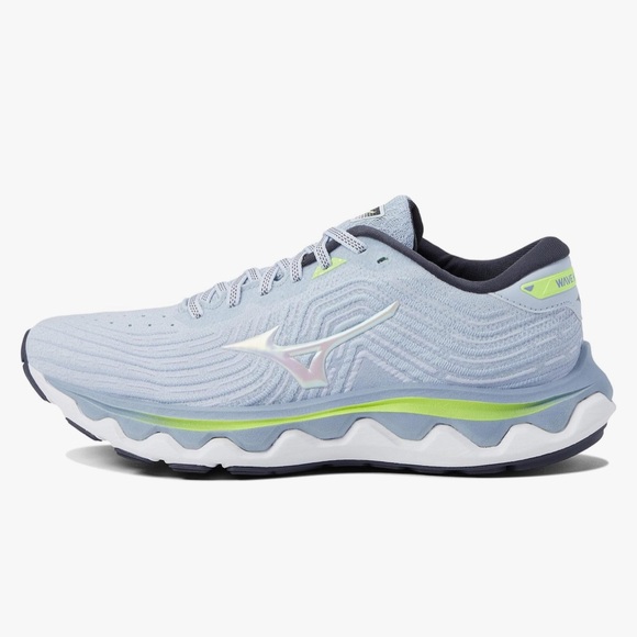 Mizuno Women's Wave Horizon 6 Running Shoe in Heather White Size 8 - Picture 6 of 14